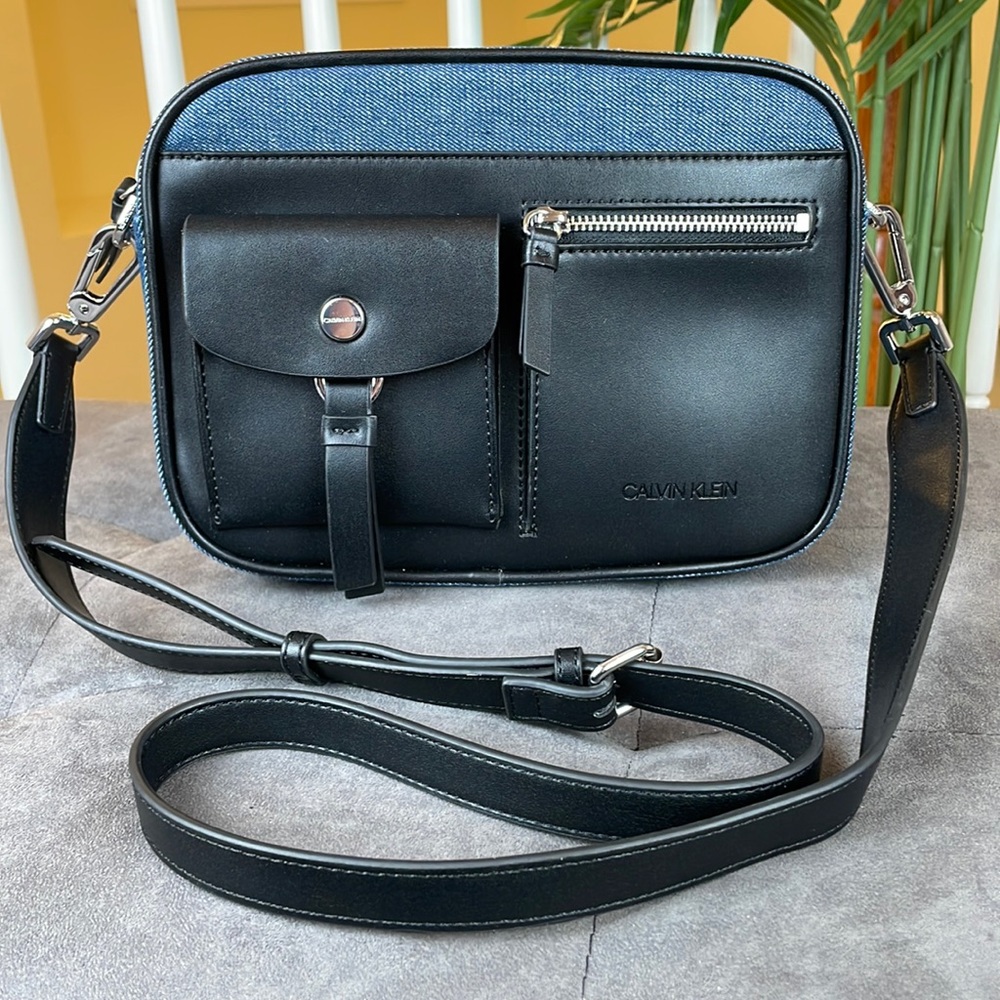 CALVIN KLEIN ~ Rossa Crossbody Denim ~ NWT!